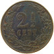 NETHERLANDS 2 1/2 CENTS 1904 Wilhelmina 1890-1948 #a011 0013 - 2.5 Centavos