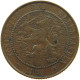 NETHERLANDS 2 1/2 CENTS 1903 Wilhelmina 1890-1948 #s076 0231 - 2.5 Centavos