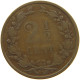 NETHERLANDS 2 1/2 CENTS 1883 Willem III. 1849-1890 RARE #s076 0235 - 1849-1890 : Willem III