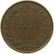 NETHERLANDS 2 1/2 CENTS 1880 Willem III. 1849-1890 #s021 0261 - 1849-1890: Willem III.