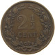 NETHERLANDS 2 1/2 CENTS 1877 Willem III. 1849-1890 #c080 0513 - 1849-1890 : Willem III