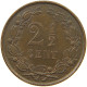 NETHERLANDS 2 1/2 CENT 1881 Willem III. 1849-1890 #t100 0471 - 1849-1890 : Willem III