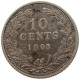 NETHERLANDS 10 CENTS 1903 Wilhelmina 1890-1948 #s017 0171 - 10 Centavos