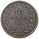 NETHERLANDS 10 CENTS 1903 Wilhelmina 1890-1948 #a091 0915 - 10 Centavos