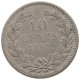 NETHERLANDS 10 CENTS 1897 Wilhelmina 1890-1948 #a044 1069 - 10 Cent