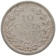 NETHERLANDS 10 CENTS 1897 Wilhelmina 1890-1948 #c025 0207 - 10 Centavos