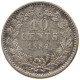 NETHERLANDS 10 CENTS 1894 Willem III. 1849-1890 #t116 1165 - 10 Cent