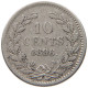 NETHERLANDS 10 CENTS 1896 Wilhelmina 1890-1948 #t098 0057 - 10 Centavos