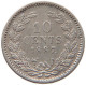 NETHERLANDS 10 CENTS 1887 Willem III. 1849-1890 #t083 0037 - 1849-1890 : Willem III