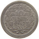 NETHERLANDS 10 CENTS 1917 Wilhelmina 1890-1948 #c057 0309 - 10 Cent