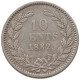 NETHERLANDS 10 CENTS 1882 Willem III. 1849-1890 #t098 0097 - 1849-1890 : Willem III