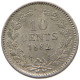 NETHERLANDS 10 CENTS 1882 Willem III. 1849-1890 #t095 0735 - 1849-1890: Willem III.