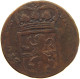 NETHERLANDS DUIT 1767 OVERIJSSEL #s018 0291 - Provincial Coinage