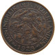 NETHERLANDS CENT 1928 Wilhelmina 1890-1948 DOUBLE STRUCK DATE #a013 0445 - 1 Cent