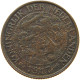 NETHERLANDS CENT 1917 Wilhelmina 1890-1948 #a013 0453 - 1 Cent