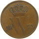 NETHERLANDS CENT 1873 Willem III. 1849-1890 #a085 0383 - 1849-1890 : Willem III