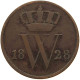 NETHERLANDS CENT 1828 B WILLEM I. 1815-1840 #t057 0101 - 1815-1840: Willem I.