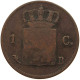 NETHERLANDS CENT 1828 B WILLEM I. 1815-1840 #t057 0101 - 1815-1840: Willem I.