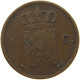 NETHERLANDS CENT 1827 WILLEM I. 1815-1840 #s008 0147 - 1815-1840 : Willem I