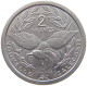 NEW CALEDONIA 2 FRANCS 1995  #s068 0625 - New Caledonia