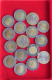 COLLECTION LOT ITALY BIMETALIC 16PC 115GR  #xx25 049 - Verzamelingen