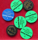 COLLECTION LOT GERMANY PLASTIC TOKENS 7PC 12G  #xx36 081 - Sammlungen