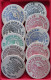 COLLECTION LOT UNITED STATES WOODEN DOLLAR 10PC 51GR  #xx10 1079 - Colecciones