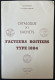 CATALOGUE DES CACHETS FACTEURS BOITIERS TYPE 1884 POTHION LA POSTE AUX LETTRES 1981 - Frankrijk