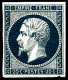 ** N°14Af 20c Bleu Laiteux - TB - 1853-1860 Napoléon III