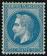 ** N°29B 20c Bleu, Type II  - TB - 1863-1870 Napoléon III Lauré