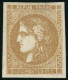 ** N°43A 10c Bistre R1 - TB - 1870 Bordeaux Printing