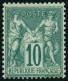 ** N°65 10c Vert - TB - 1876-1878 Sage (Type I)