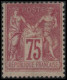 ** N°81 75c Rose - TB - 1876-1898 Sage (Type II)