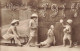 FÊTES ET VOEUX - Bonne Année 1914 - Des Enfants Jouants à La Luge - Bataille De Boules De Neige - Carte Postale Ancienne - Neujahr