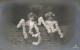 FÊTES ET VOEUX - Nouvel An 1914 - Des Enfants Derrière Un Mur Avec Des Chiffres En Fleurs - Carte Postale Ancienne - New Year