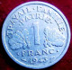 Belle 1 FRANC 1943 B , Francisque  Beaumont-Le-Roger BAZOR Légère. ALUMINIUM. ETAT FRANCAIS . PETAIN - 1 Franc