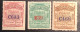 US Telegraph Stamps: Western Union Company 1871-94, Sc.16T10-11-13 VF Mint * O.g, Scarce ! (USA Telegraphe - Télégraphes