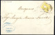 Cover 1858, 2 Soldi Giallo, Primo Tipo, Su Circolare Da Legnago 7.5.1859, Cert. E. Diena (Sass. 23 - ANK 6I) - Lombardy-Venetia