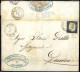 Cover "Da Bologna Ad Alessandria (2)" 1860, Due Lettere Della "strada Ferrata Da Alessandria-Bologna-Alessandria", 1) Af - Lombardo-Vénétie