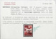 ** 1942, Croce Rossa Soprastampati In Nero, 1+1 D. Su 10 D. Carminio, Soprastampa Capovolta, Nuovo Con Gomma Originale I - Montenegro