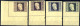 ** 1946, Renner Geschnitten Vom Linken Unterrand, Postfrische Serie Von 4 Werten, ANK 780B-83B/ 320,- - Other & Unclassified