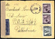Cover 1947, Luftpostbrief Frankiert Mit Landschaft 40 + Paar 50 Gr Vorderseitig Und 3 S Rückseitig Am 13.8. Von Wien 104 - Autres & Non Classés