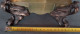 Delcampe - Chandelier Garniture De Cheminée, En Bronze Patine Médaille Sur Base En Onyx Vert Claire. Fin XIXème Siècle. - Kronleuchter, Kandelaber & Kerzenhalter