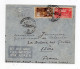 !!! AEF, LETTRE PAR AVION DE BRAZAVILLE POUR L'ISERE DE 1938 - Cartas & Documentos