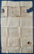 Lettre (fatiguée) 11 DEC 1814 Marque 61 ST OMER Rouge + " DEB.1 / CHATILLON SUR CHALARONNE " Très Rare ! - ....-1700: Precursores