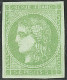 * No 42B, Vert-jaune, Très Frais. - TB - 1870 Bordeaux Printing