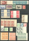 ** Piquage à Cheval. Collection 1937-2002 (Poste), Entre Les N°335a Et 3422, Dont Paire Et Bloc De Quatre, Bel Ensemble. - Otros & Sin Clasificación