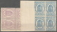 ** Nos 7 Bloc De Quatre Cdf, 8 Bloc De Quatre Bdf (3 Ex *). - TB - Kranten