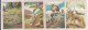 TRADE CARDS, CHOCOLATE, JACQUES, MUSHROOMS, INSECTS, ANIMALS, BIRD, 4X - Jacques