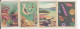 TRADE CARDS, CHOCOLATE, JACQUES, MARINE LIFE, CORALS AND INVERTEBRATES, 4X - Jacques